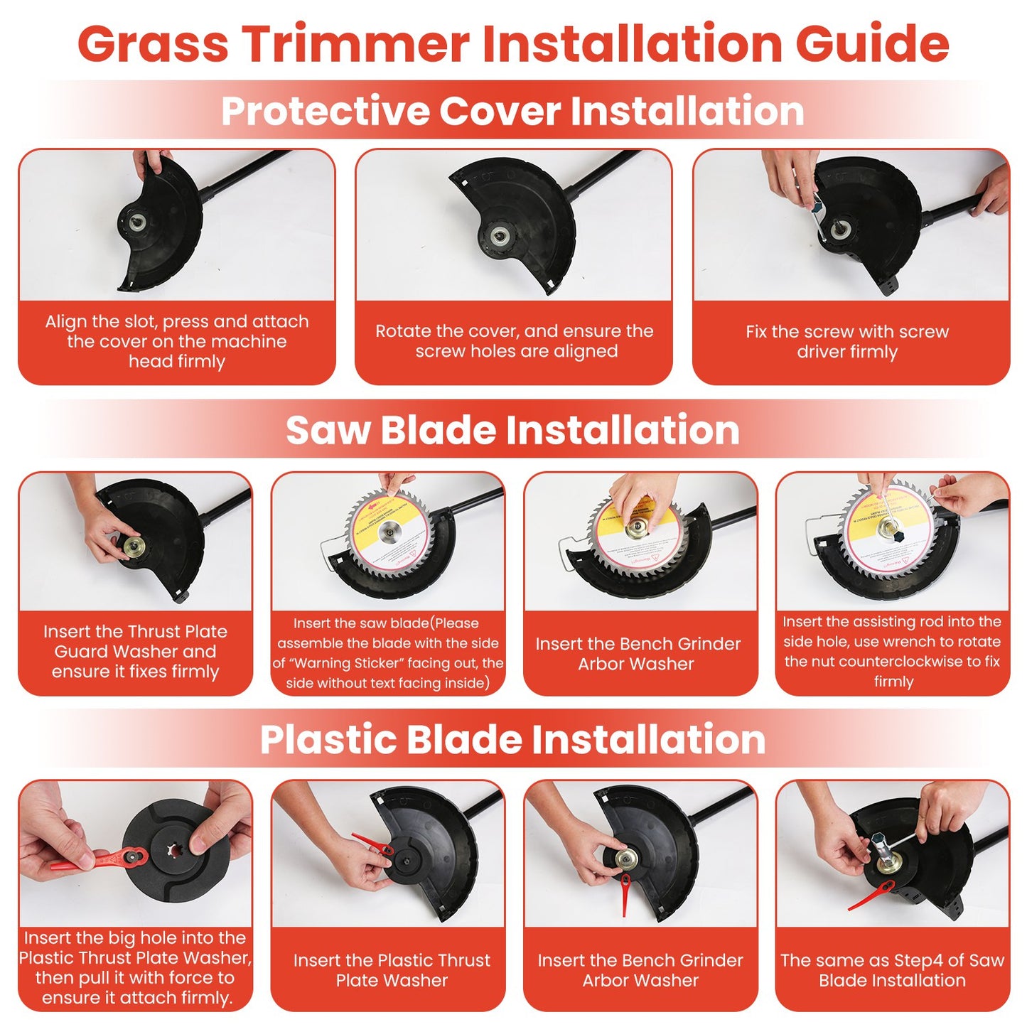 3-in-1 Cordless Pole Saw & Mini Chainsaw Garden Trimmer Kit with Adjustable Length