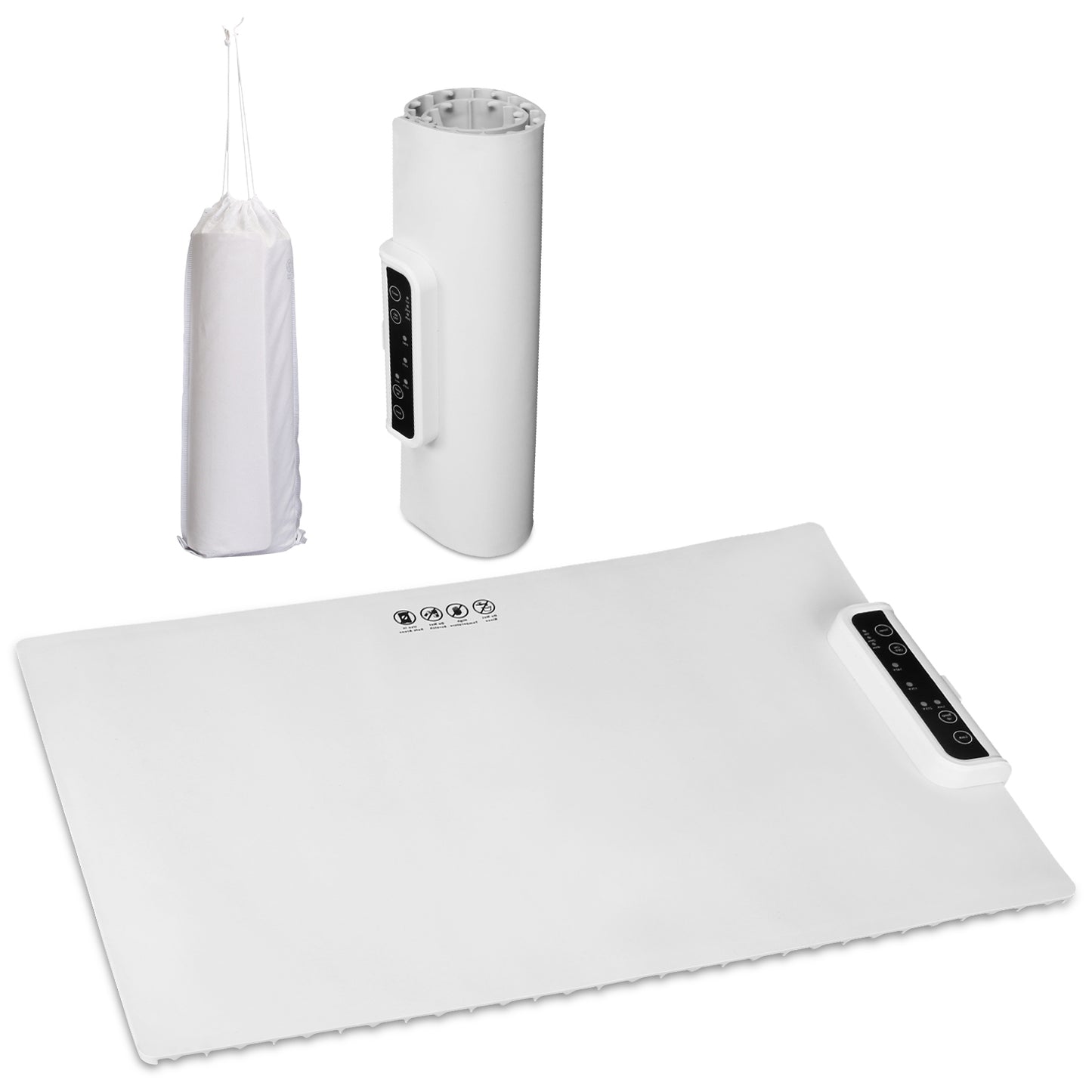 Electric Warming Tray with Adjustable Temperature Control - Creamy White