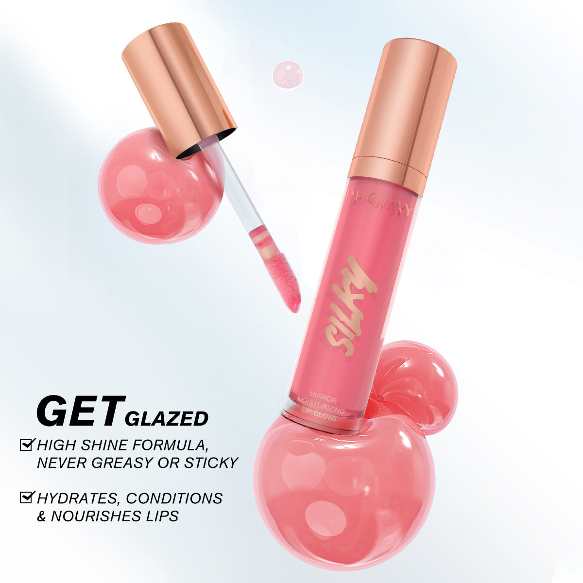 Mirror Moisturizing Lip Gloss - Non-Sticky Hydrating Formula