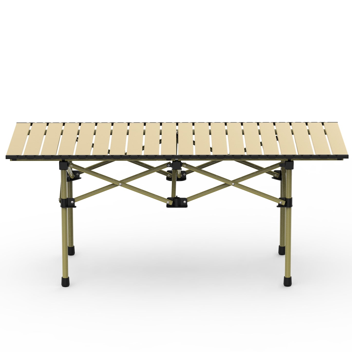 Portable Folding Camping Table - Lightweight Carbon Steel, Multiple Sizes
