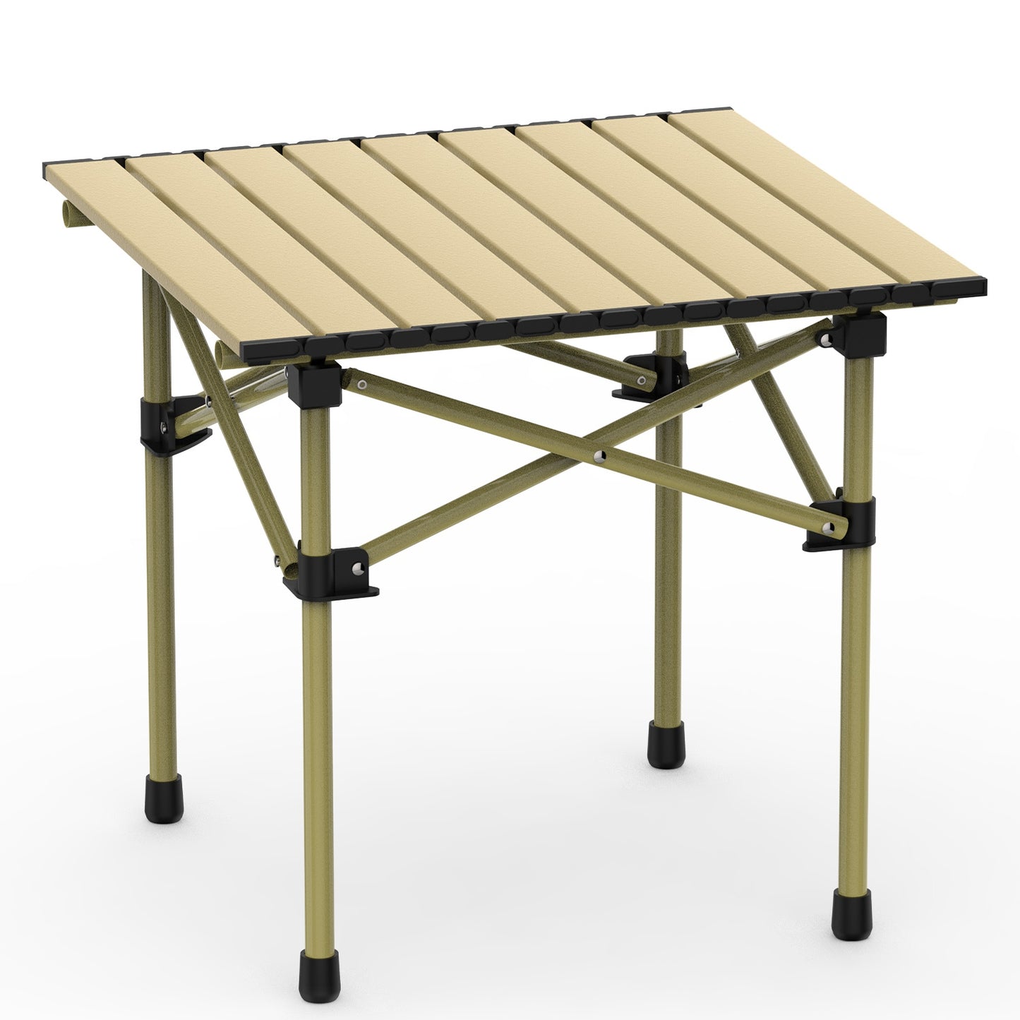 Portable Folding Camping Table - Lightweight Carbon Steel, Multiple Sizes
