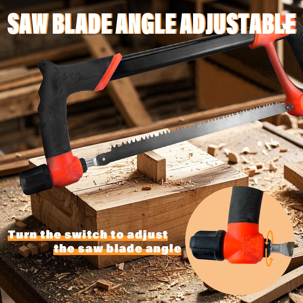 Multi Purpose Hand Saw J-002 for Metal, Wood, Plastic - Ergonomic, Lightweight