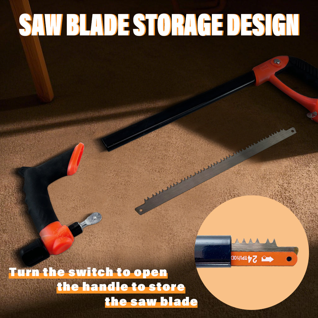 Multi Purpose Hand Saw J-002 for Metal, Wood, Plastic - Ergonomic, Lightweight