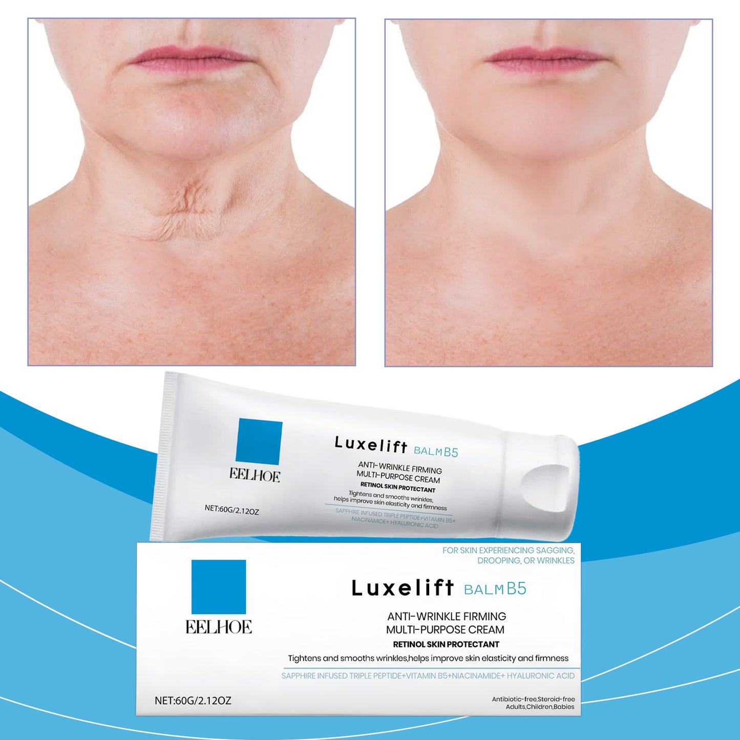 Firming Body Butter - Anti-Wrinkle Moisturizing Cream with Hyaluronic Acid