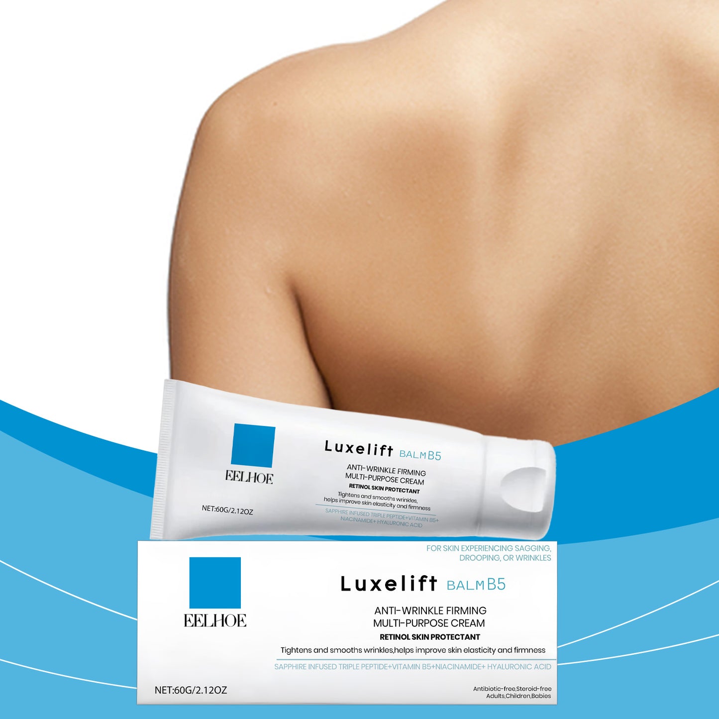 Firming Body Butter - Anti-Wrinkle Moisturizing Cream with Hyaluronic Acid