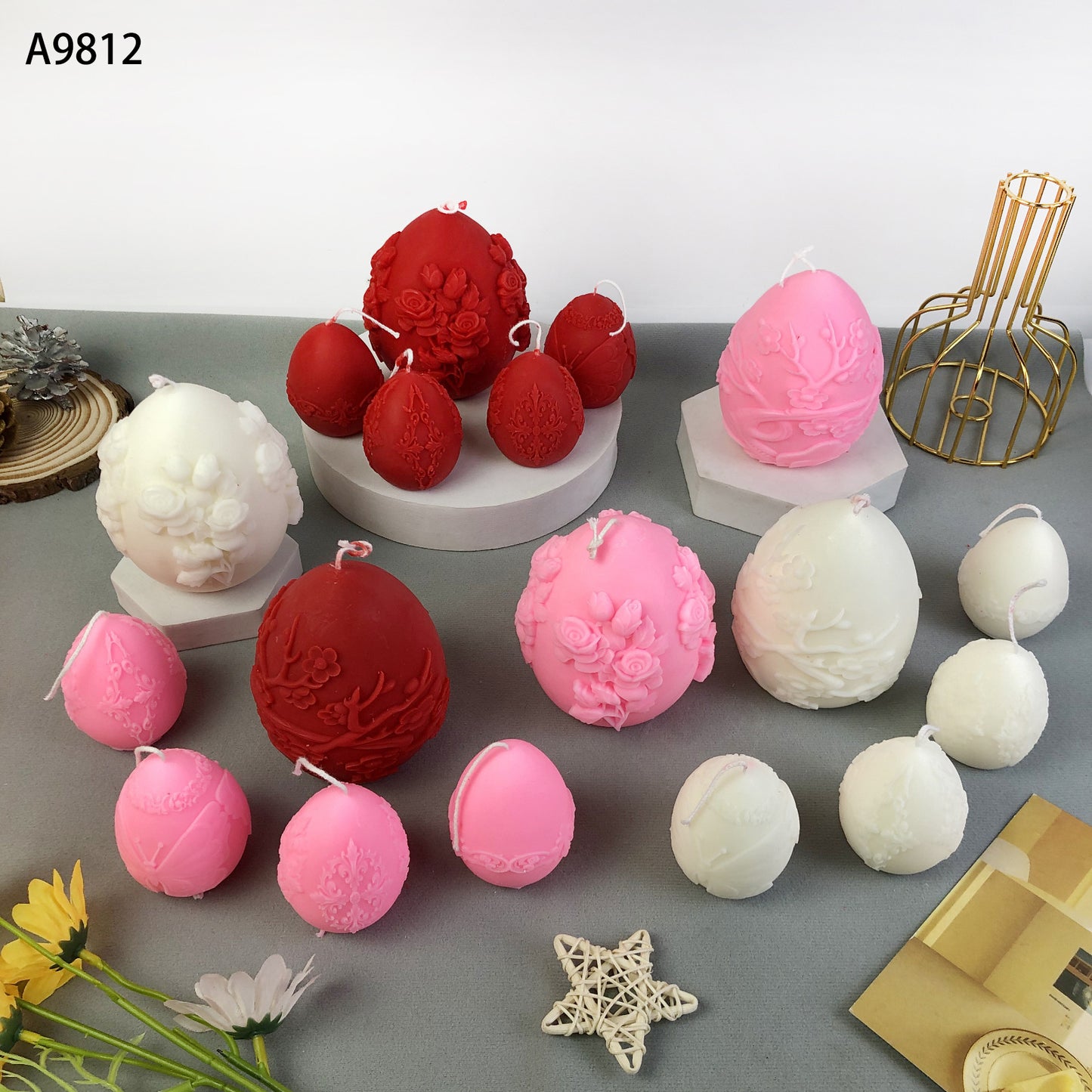 Egg Silicone Mold for Baking, Chocolate, Candle Making & Crafts - Irregular Shapes