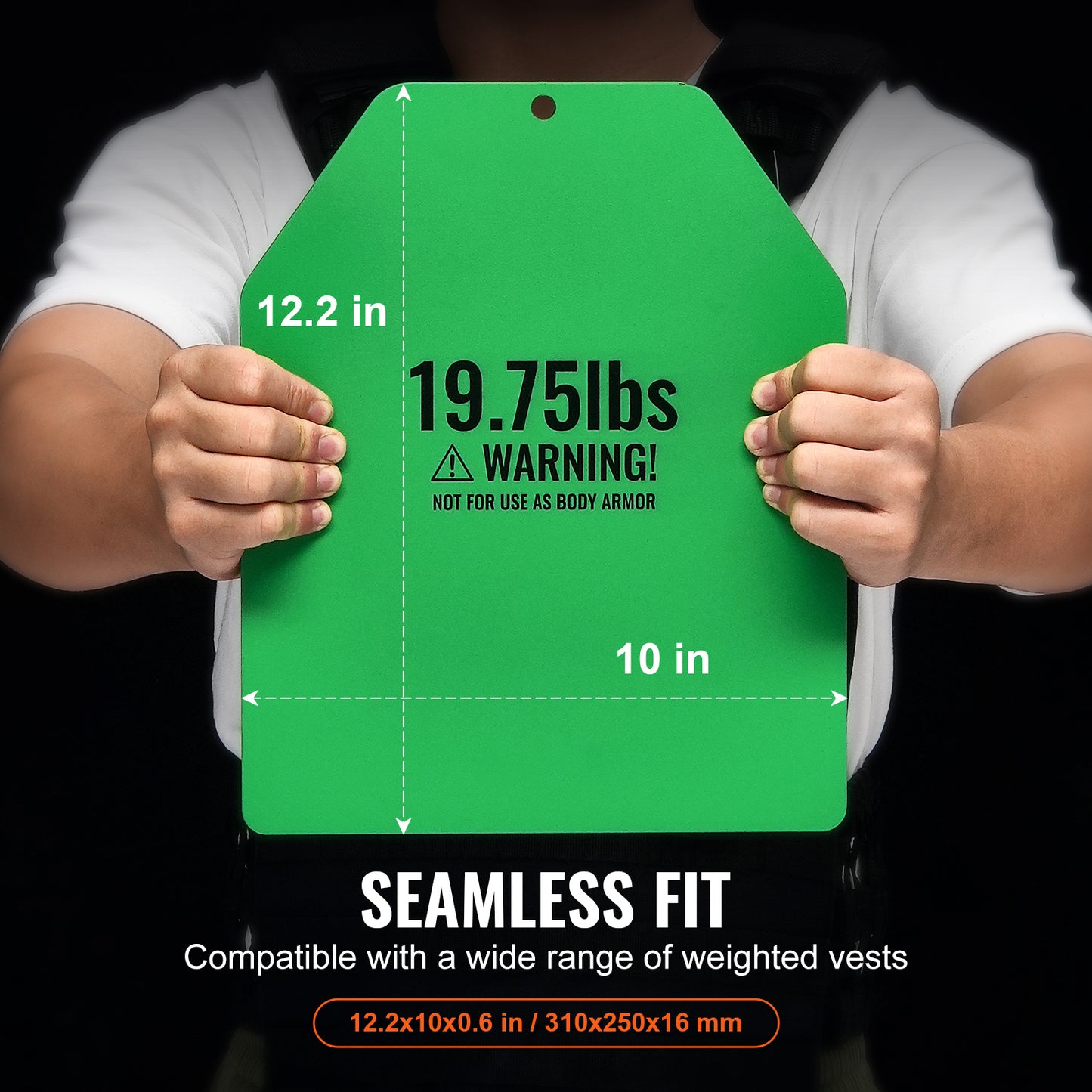 Weight Plate Sets 19.75 LB - Premium Steel Contoured Fitness Weights for Strength & Workouts