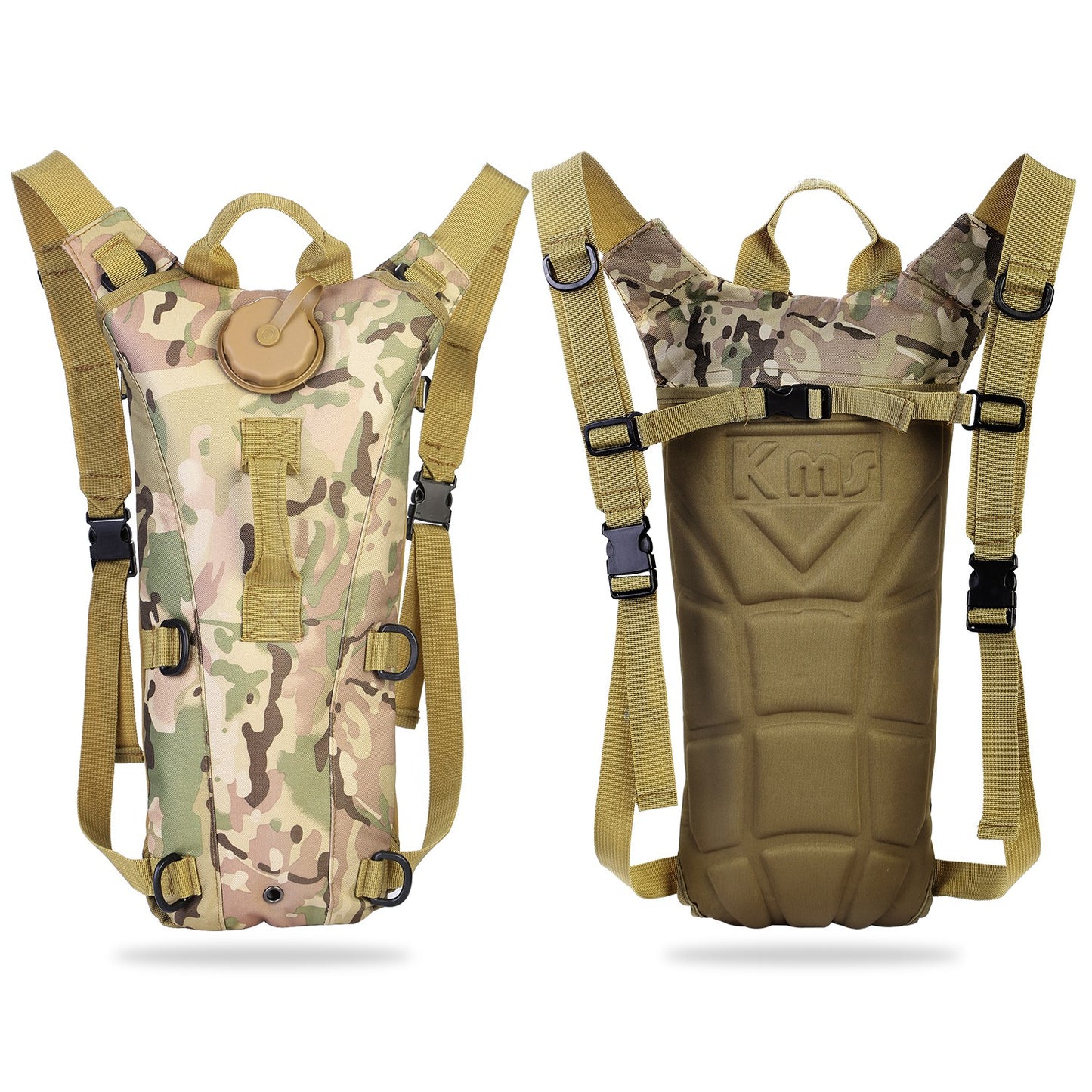 3L Tactical Hydration Pack - Adjustable Water Backpack for Hiking & Cycling