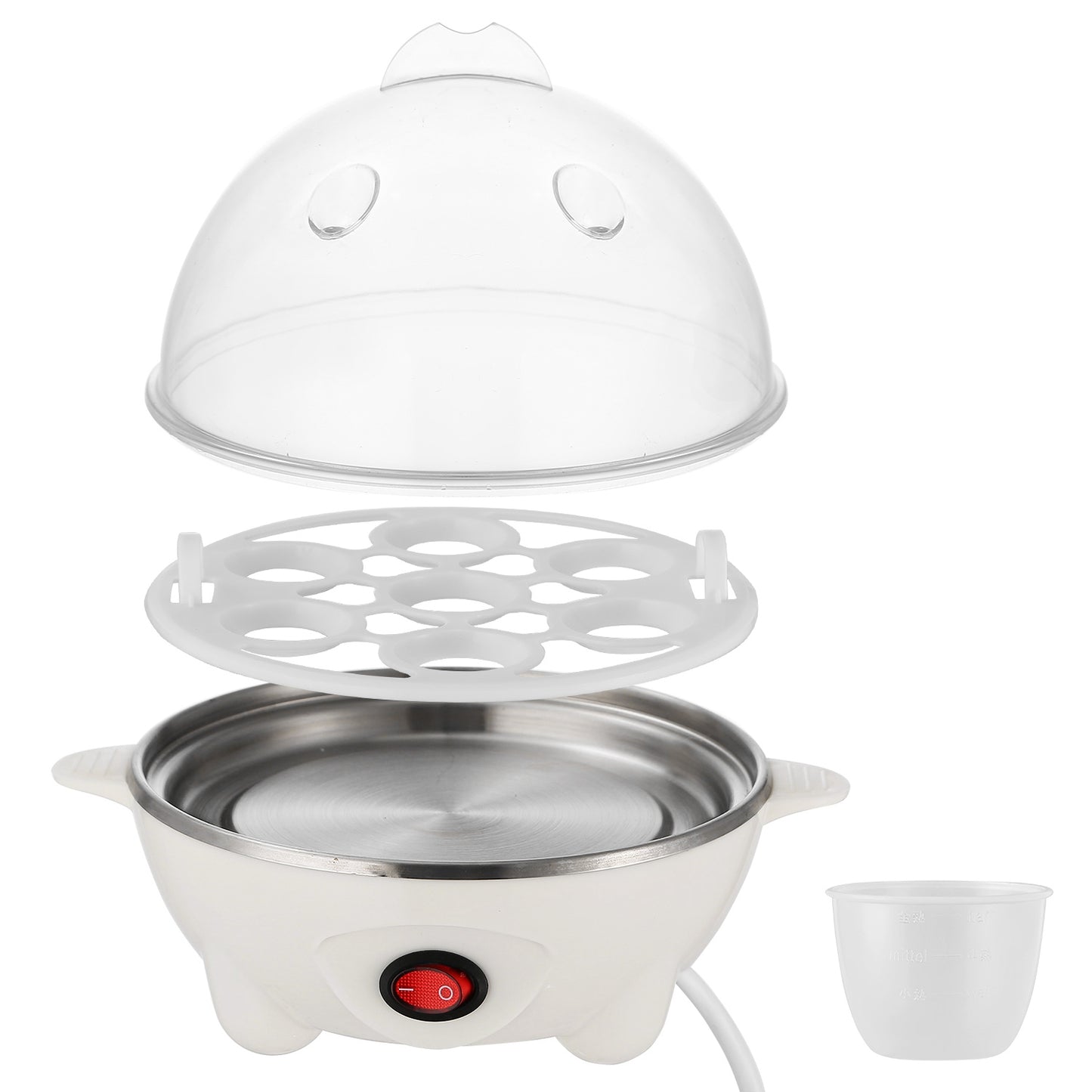 Electric Egg Cooker - 7 Capacity Hard-Boiled Egg Maker