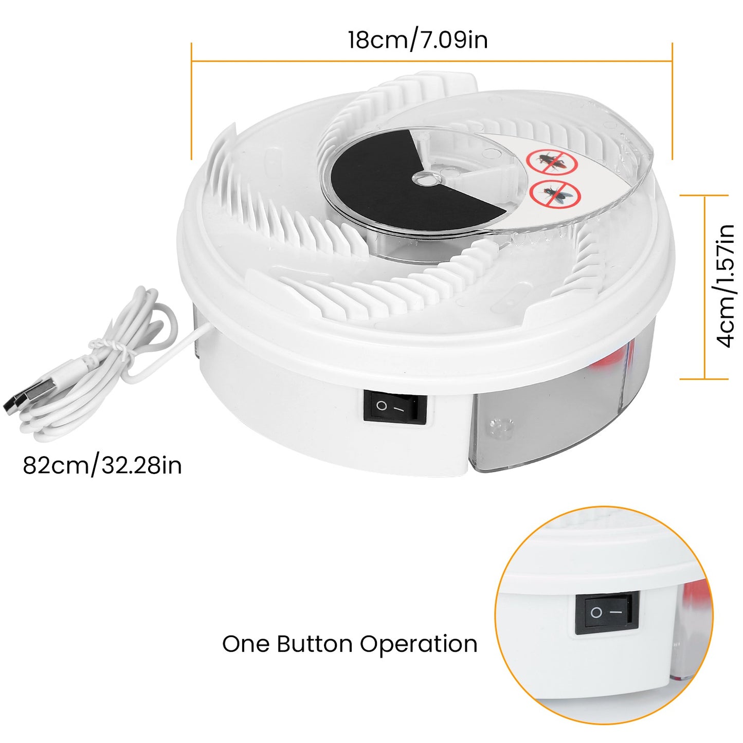 Electric Fly Trap - USB Powered Automatic Pest Control Tool