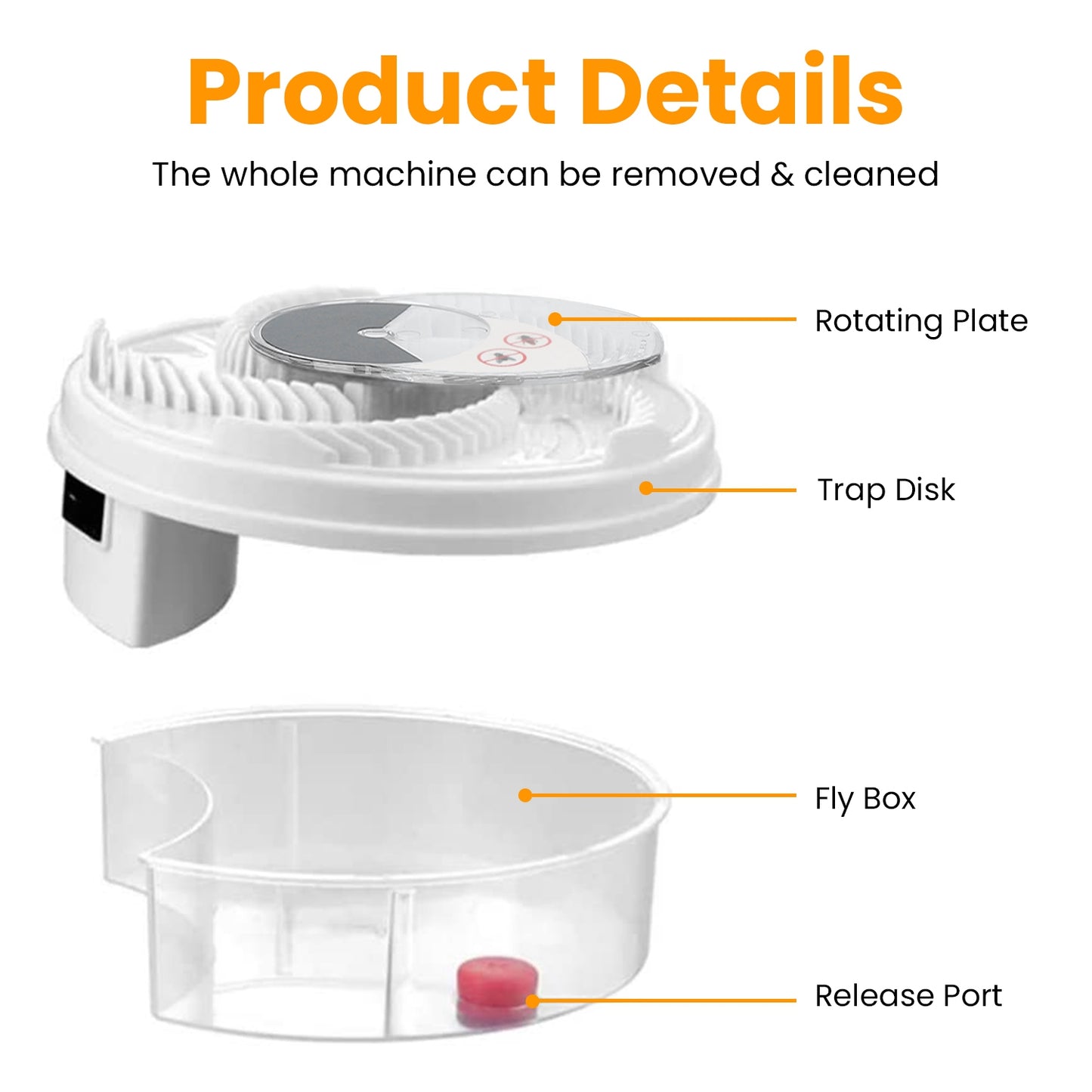 Electric Fly Trap - USB Powered Automatic Pest Control Tool