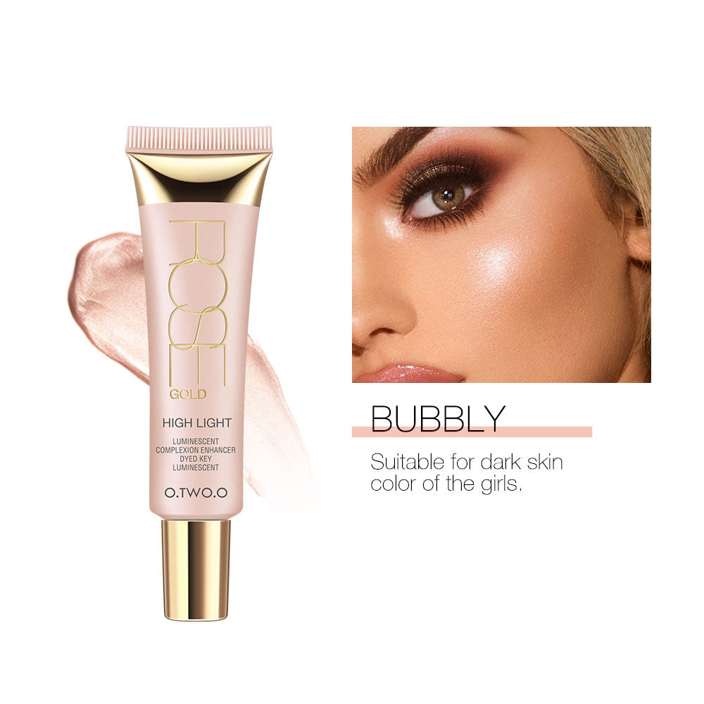 3D Contouring Facial Highlighter Set - Brightening Makeup Cream with 3 Colors