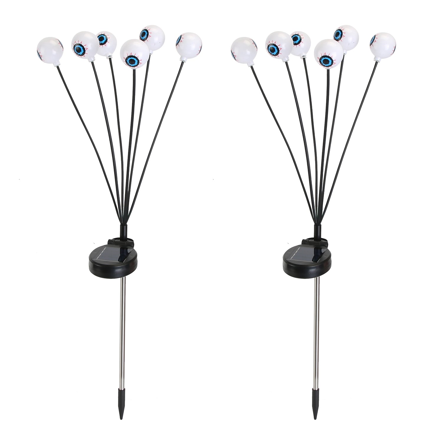 Solar Scary Eyeballs Lights - 2 Pack Halloween Decoration