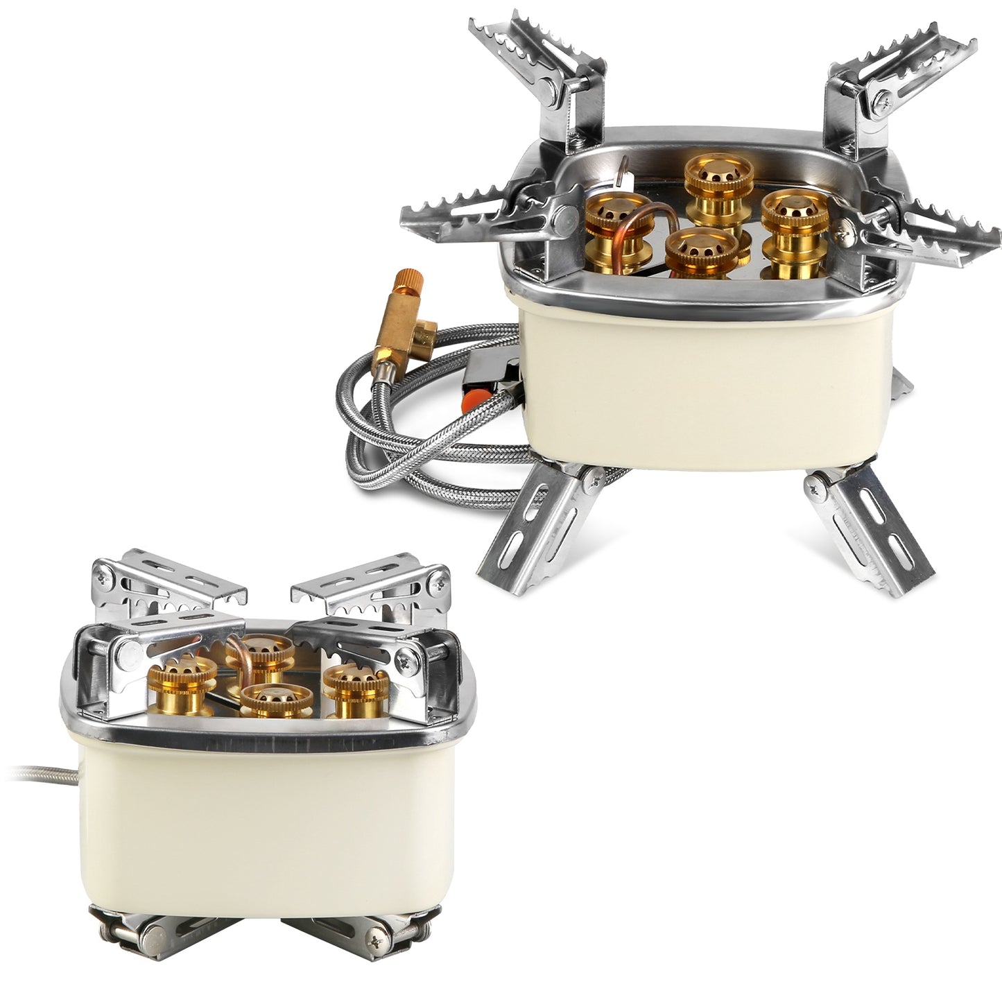 13000W Portable Windproof Camping Stove with Flame Control
