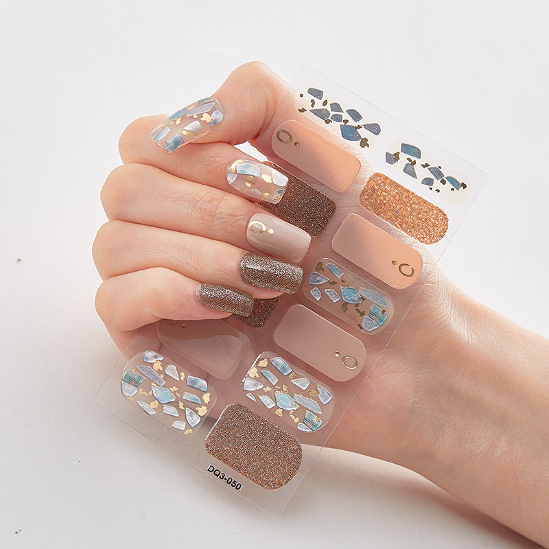 Laser Nail Polish Film Stickers Butterfly Pattern Nail Art Decals
