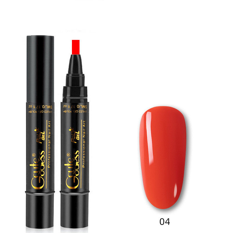 3-in-1 Magnetic Nail Art Pen - Quick-Dry Gel for French & Water Ripple Effects