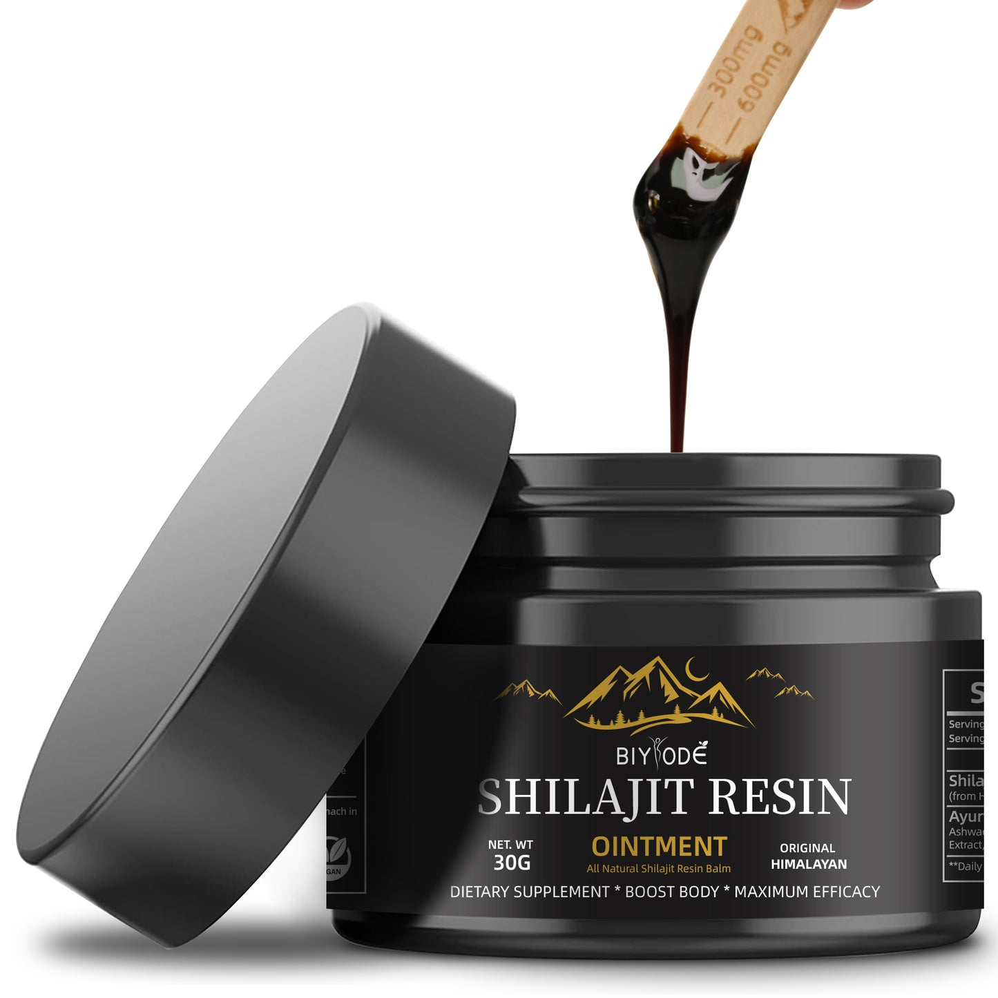 Natural Himalayan Shilajit Resin Supplement for Energy & Immunity - 30g
