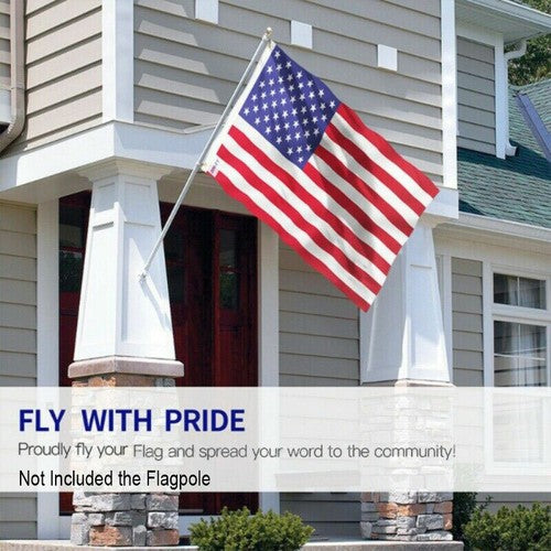 4X6 FT USA Flag - Premium Heavy Duty Nylon American Flag with Grommets