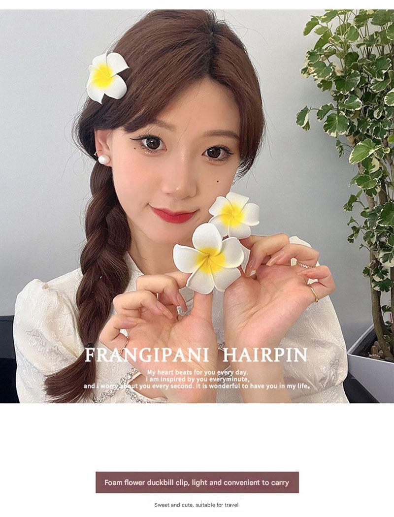 Flower Hairpin Beach-themed Artificial Headpiece