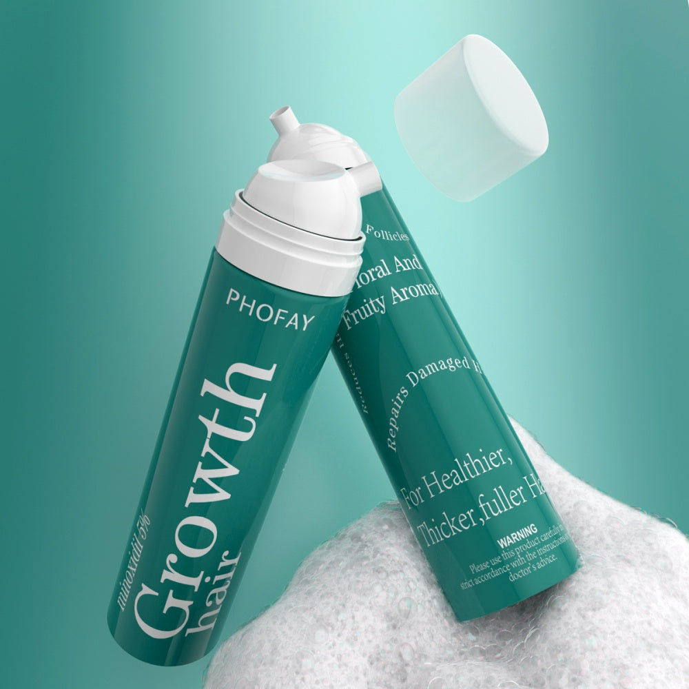 Minoxidil Anti-Hair Loss Mousse for Scalp and Hair Regrowth