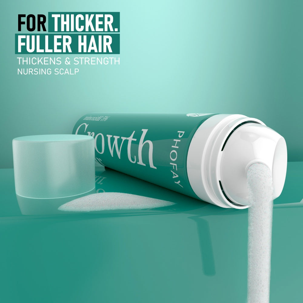 Minoxidil Anti-Hair Loss Mousse for Scalp and Hair Regrowth
