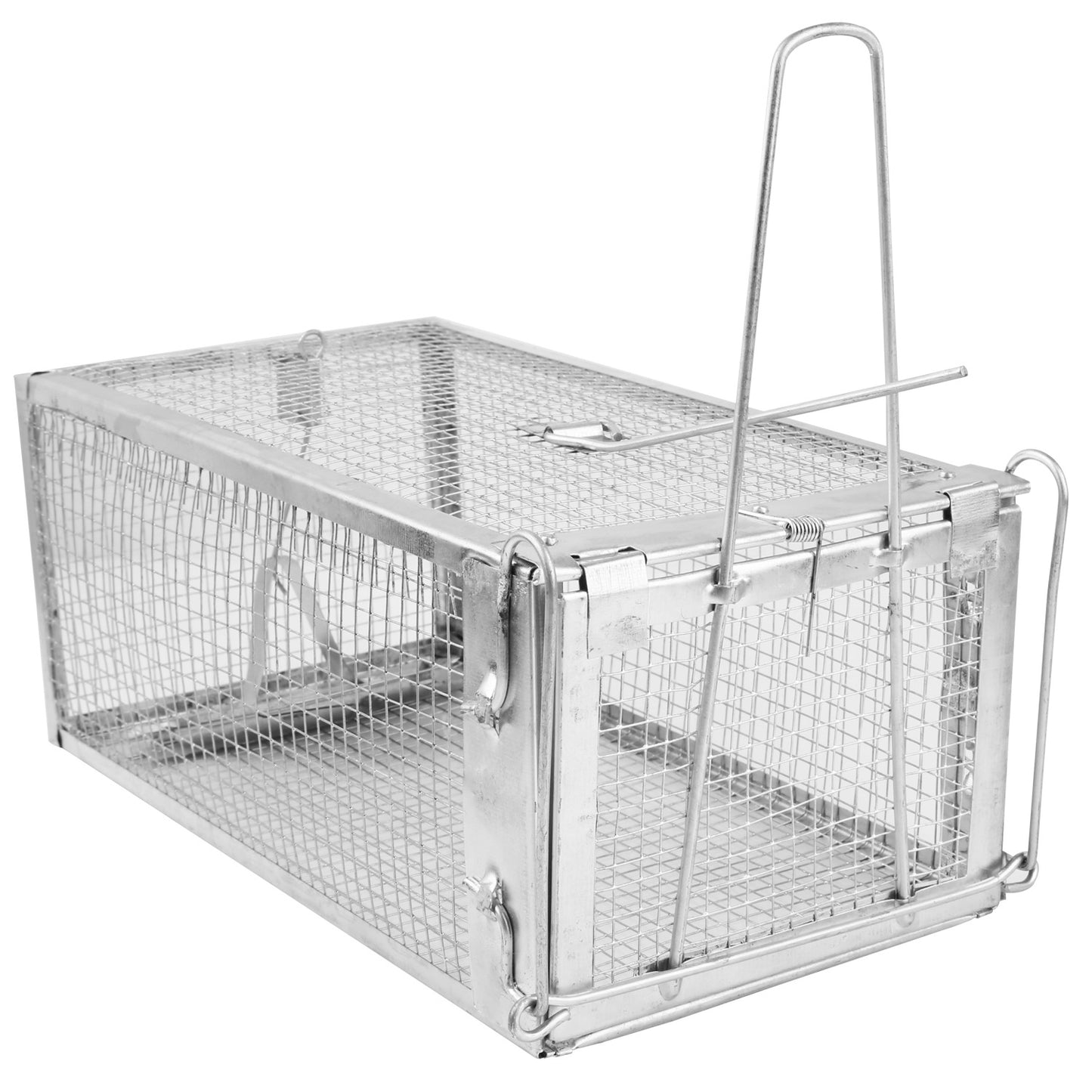 Humane Live Rodent Trap Cage - Galvanized Iron, 1 or 2 Pack Options
