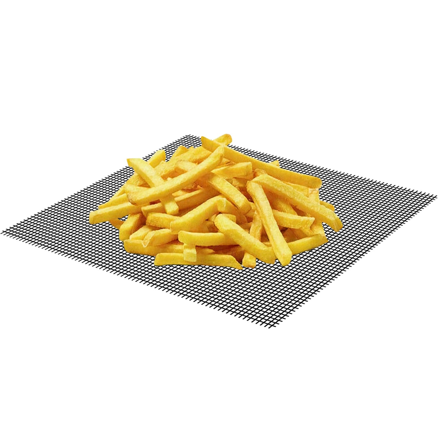 Reusable Non-Stick BBQ Grill Mat - Beige, 500°F Heat Resistant