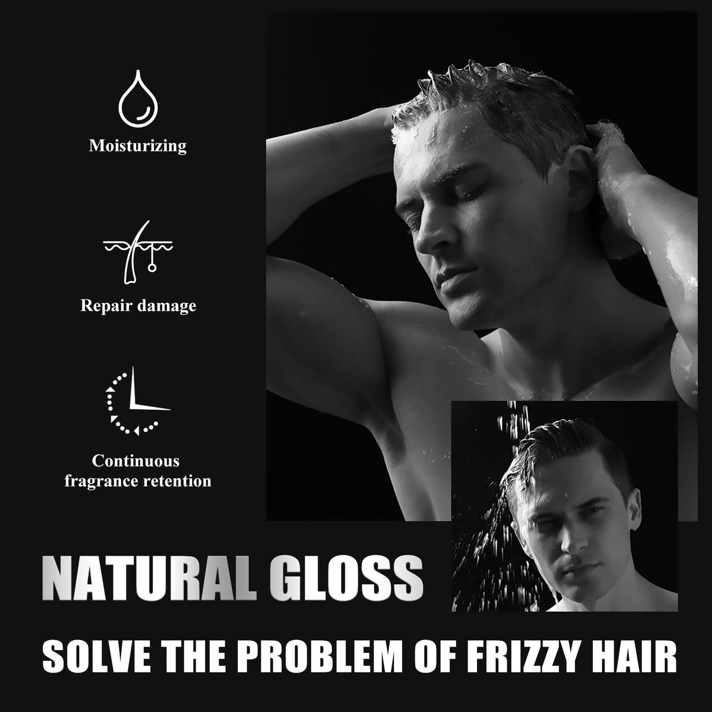 Volumizing Hair Setting Spray - Long-Lasting Hold & Moisturizing Formula, 100ml