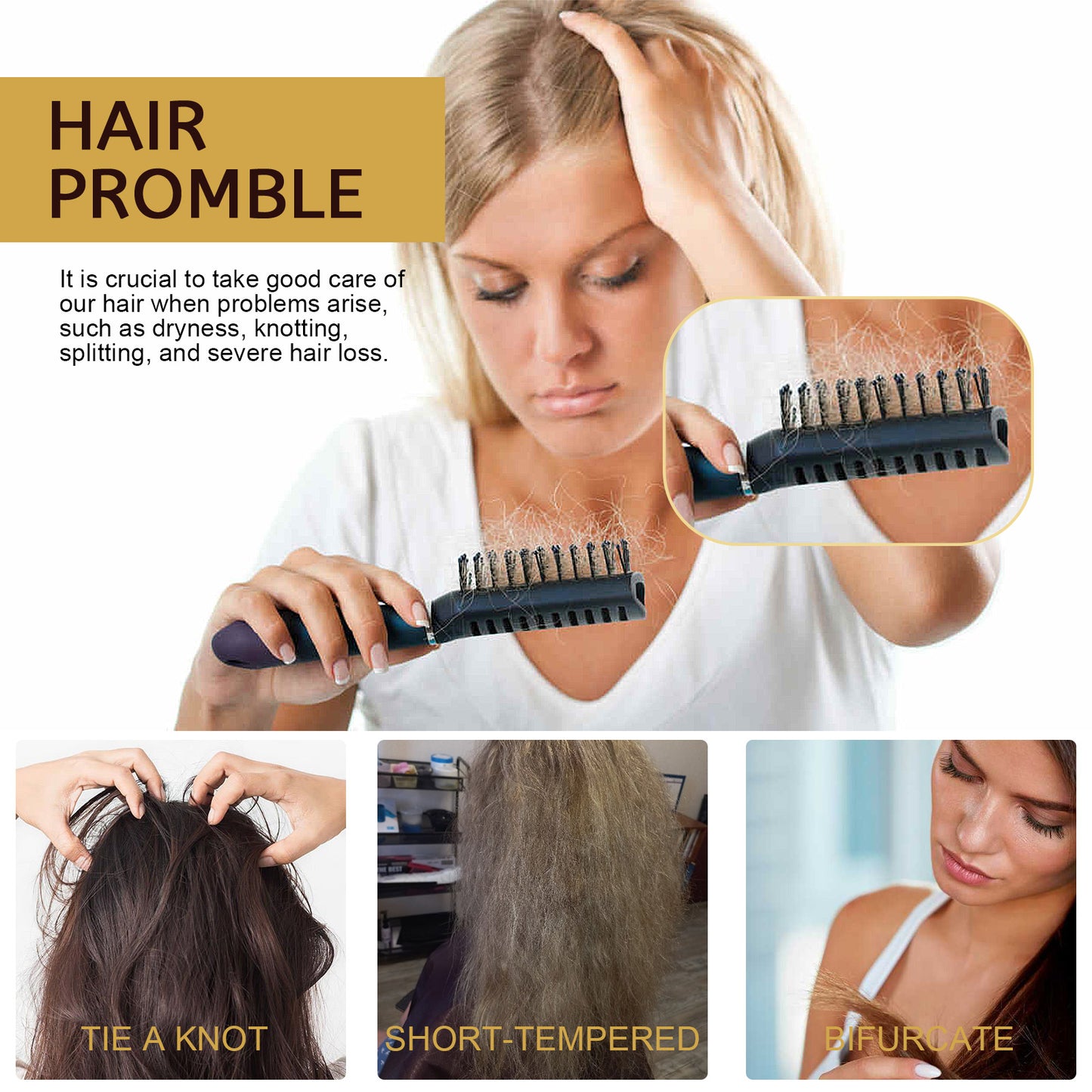 Deep Repair Moisturizing Hair Mask for Damaged and Dry Hair