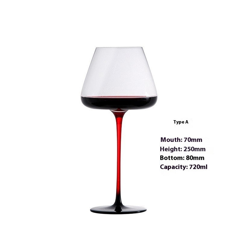 Red Wine Glass Set with Multiple Sizes and Styles - Elegant Home Barware