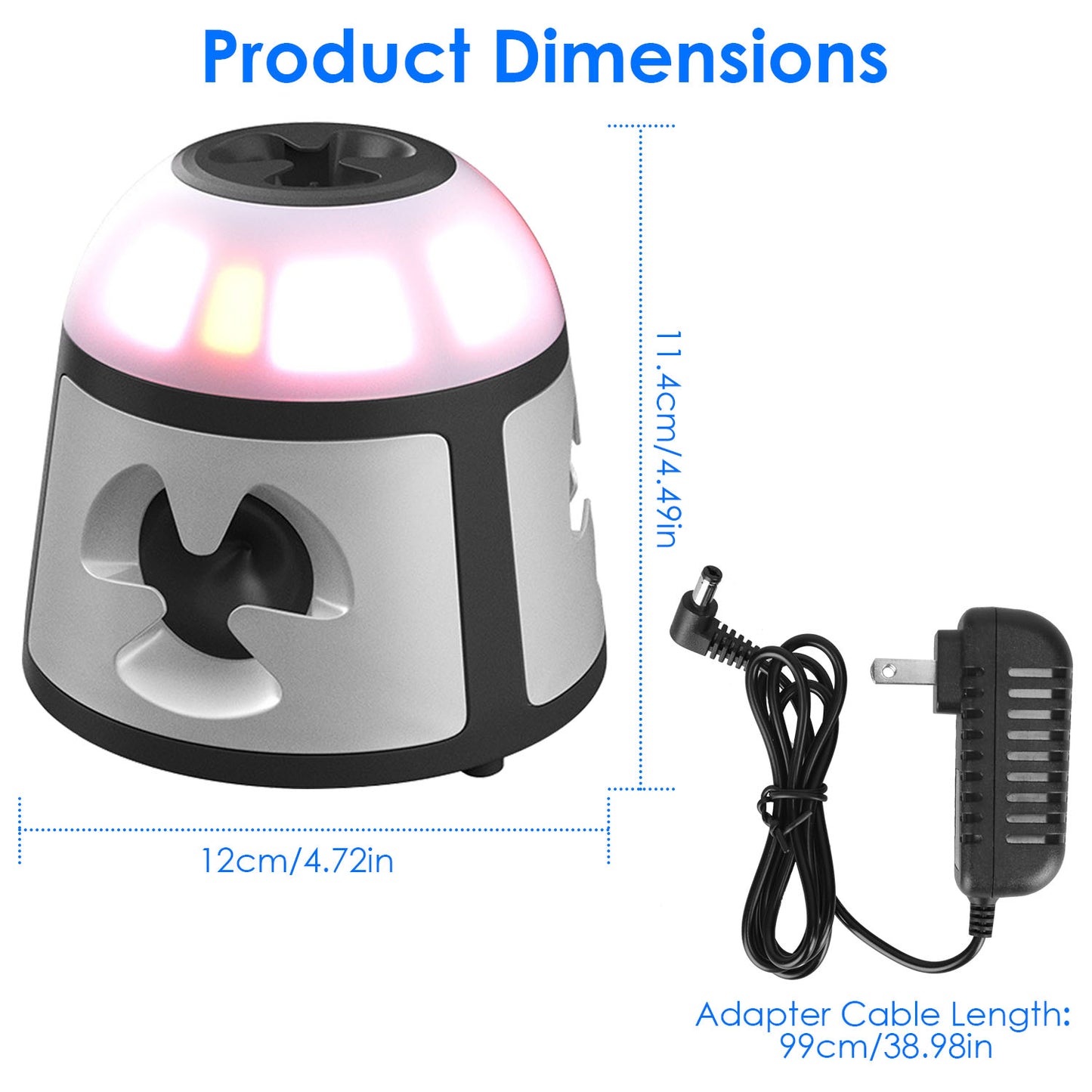 Ultrasonic Rodent Repeller with 4 Modes & 9 Strobe Lights