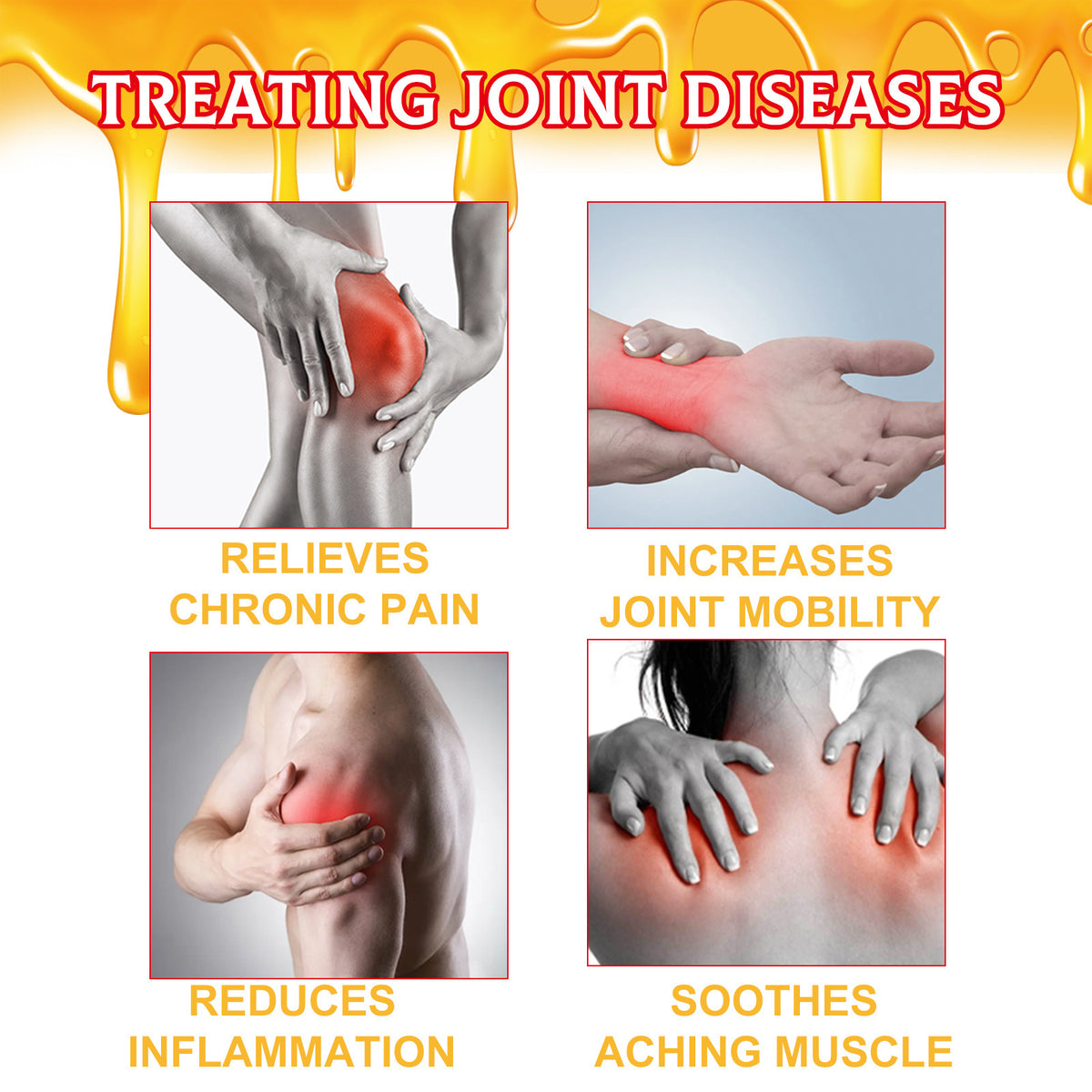 Joint Neck Cream with Bee Venom & Arnica - 100g Pain Relief Body Care