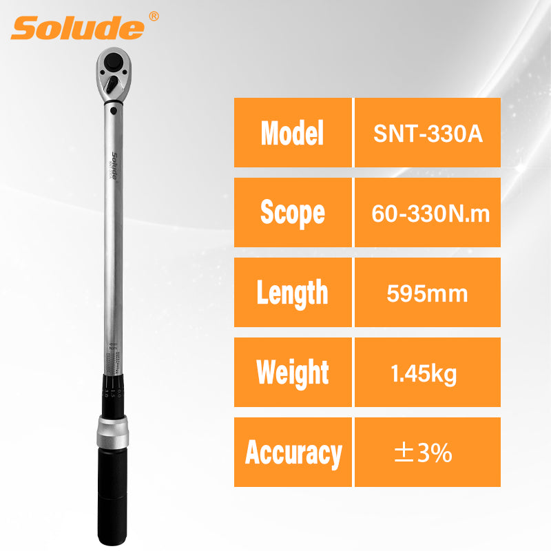 Adjustable Torque Wrench SNT 330A with Storage Box - Hand Tool for Auto & Machinery