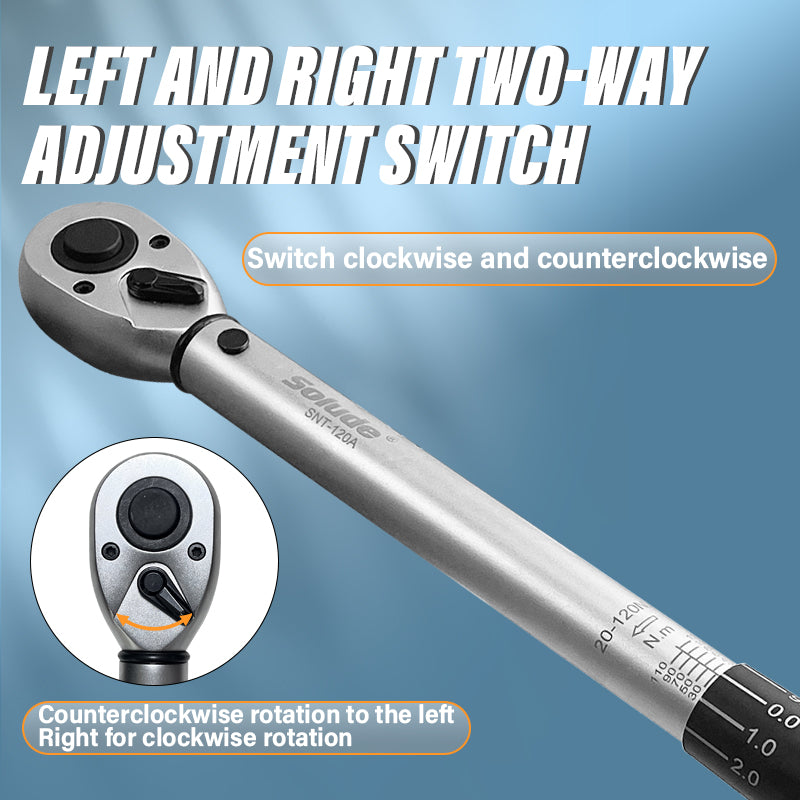 Adjustable Torque Wrench SNT 330A with Storage Box - Hand Tool for Auto & Machinery