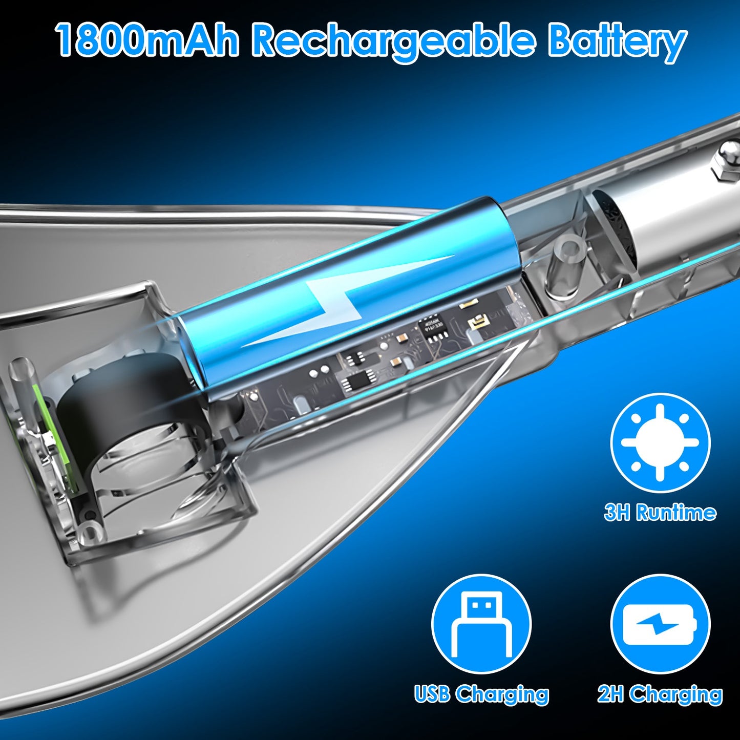 3 In 1 Car Snow Removal Tool with Lights - Telescopic Shovel & Ice Scraper