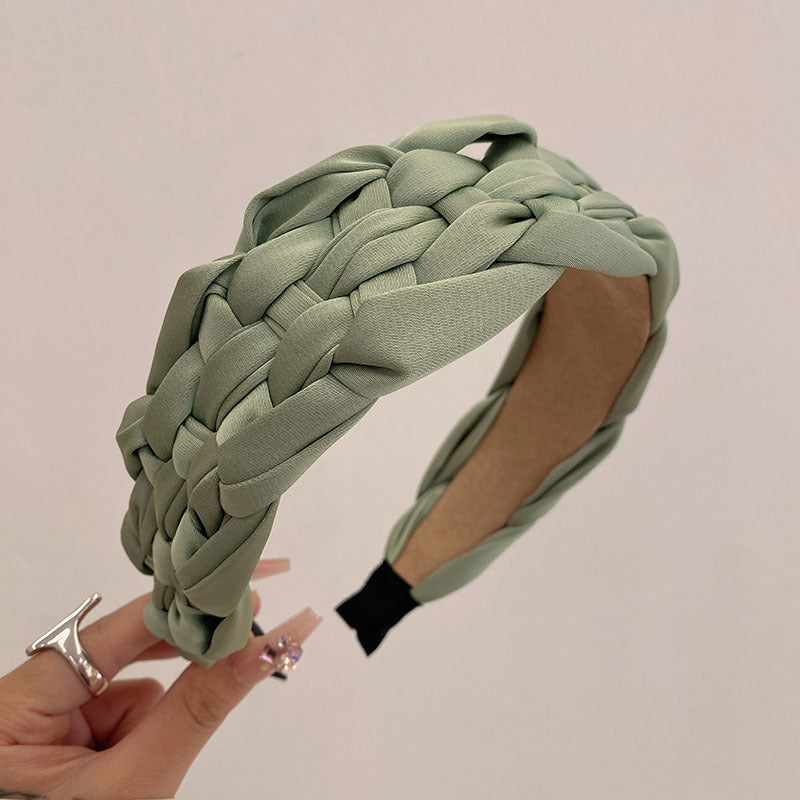 Wide Brimmed Braided Headband