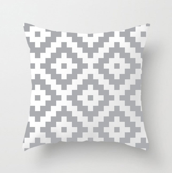 Soft Stripe Sofa Pillowcase - 45x45cm Home & Office Cushion Cover
