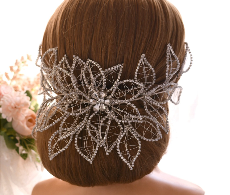 Bridal Rhinestone Headpiece Wedding Hair Accessory
