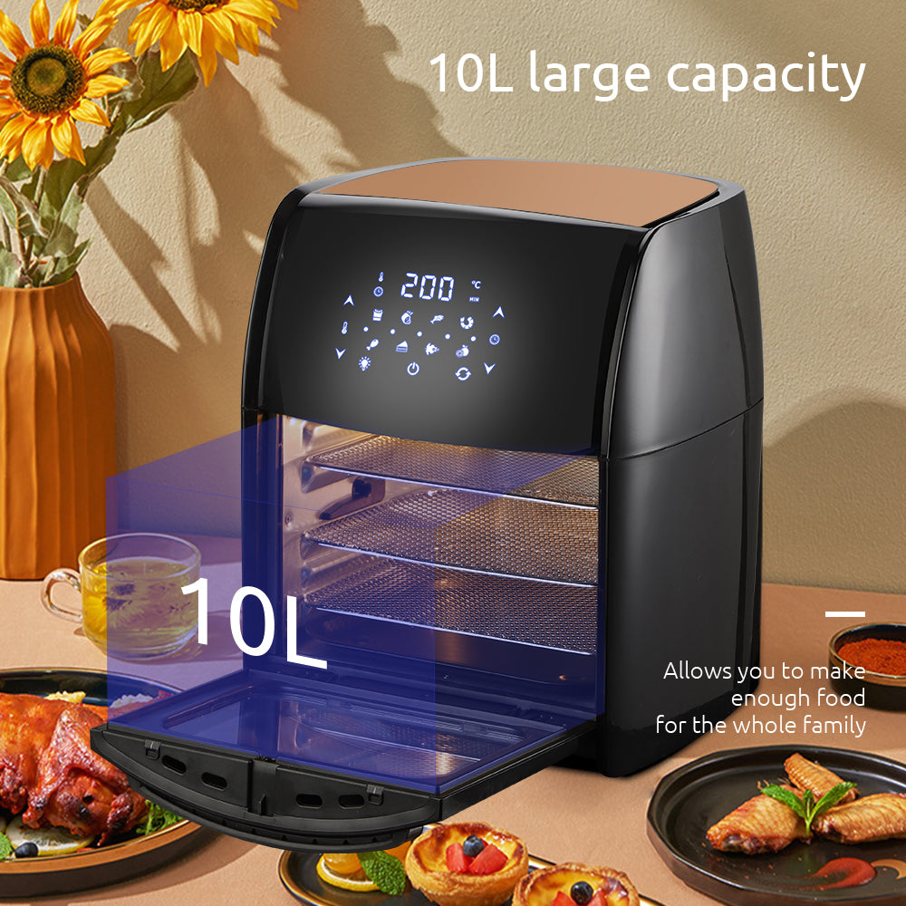 12L Large Capacity Home Air Fryer with Touch Screen Control