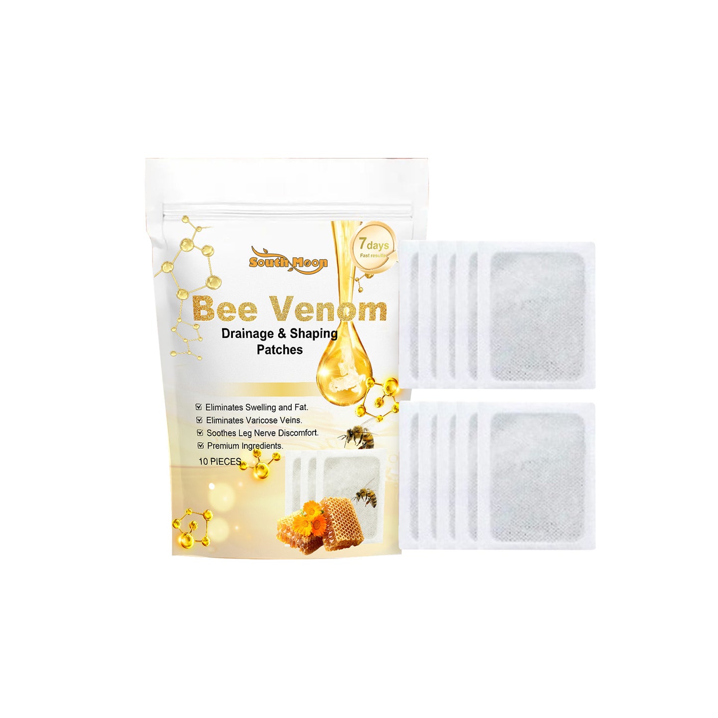Foot Patch Slimming Care with Bee Venom & Mugwort - 10 Pieces