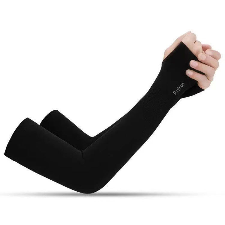 Cooling Ice Silk Sun Sleeves - UV Protection Arm Guards for Outdoor Activities