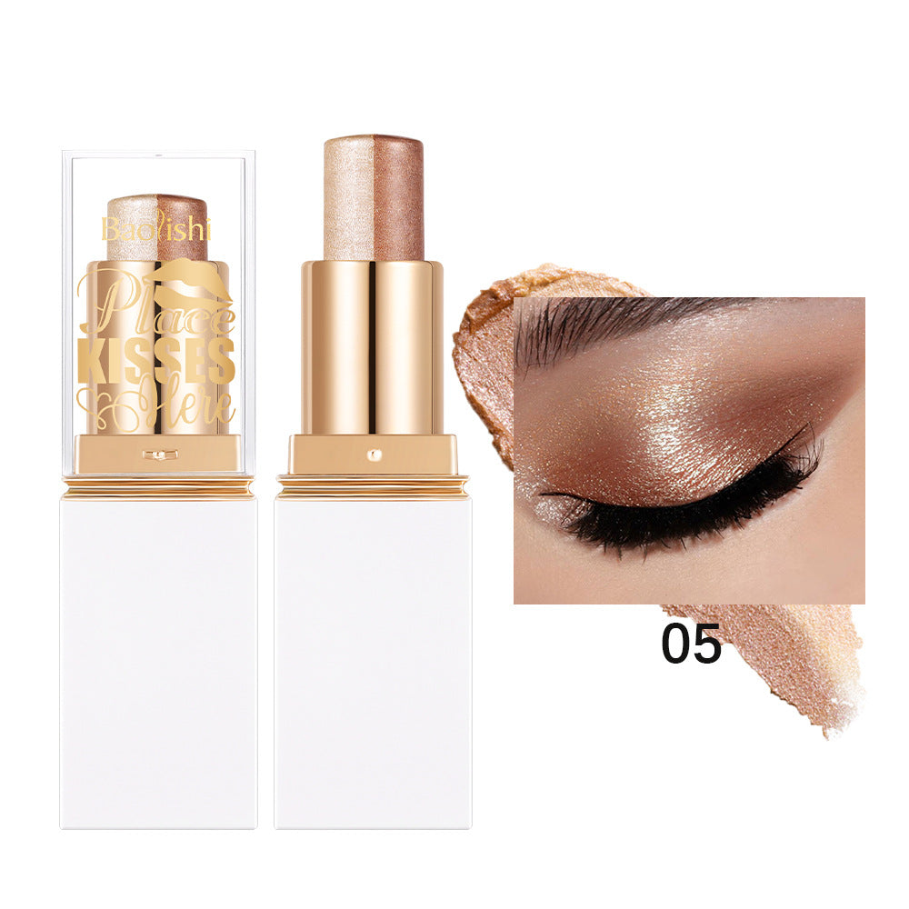 Six-Color Pearlescent Eyeshadow Stick - Versatile Glitter Color Makeup
