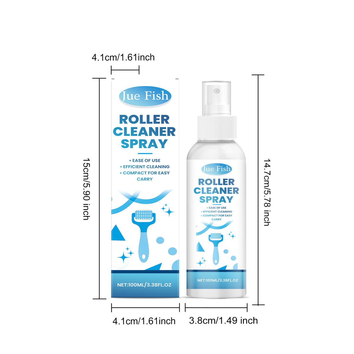Micro Needle Roller Cleaning Spray - 100ml for Skin Care Tool Maintenance