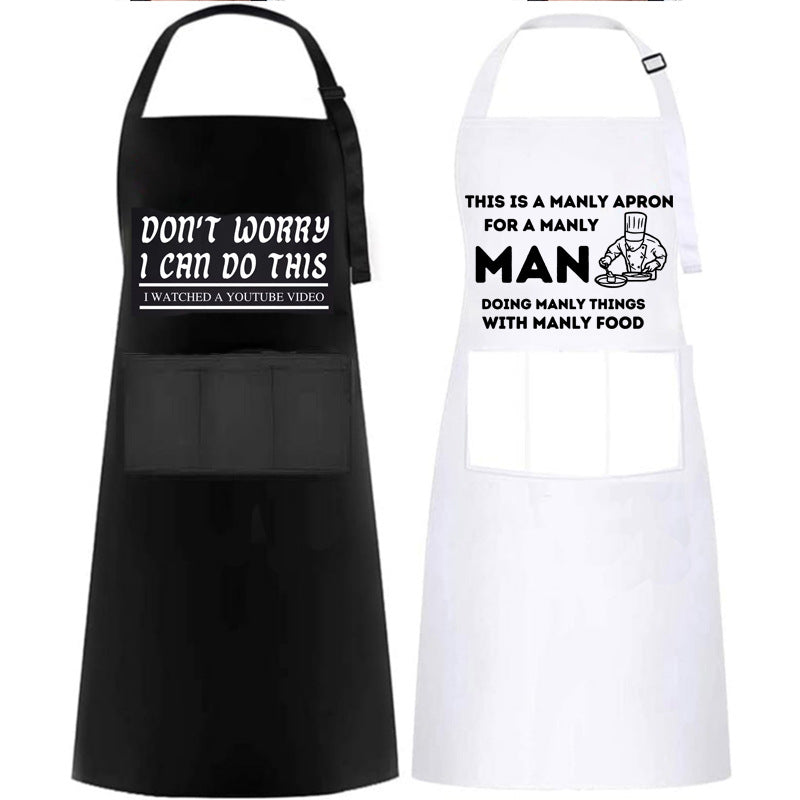 Waterproof Antifouling Kitchen Apron Set - Personalized Household Cooking Accessories