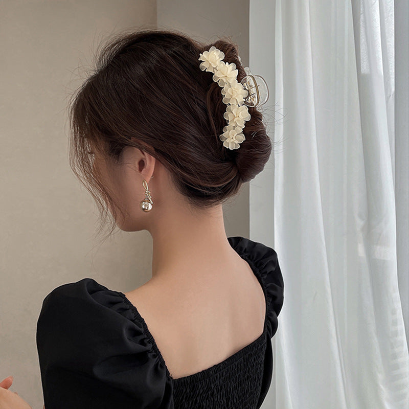 Handmade Flower Grip Clip Hair Accessory