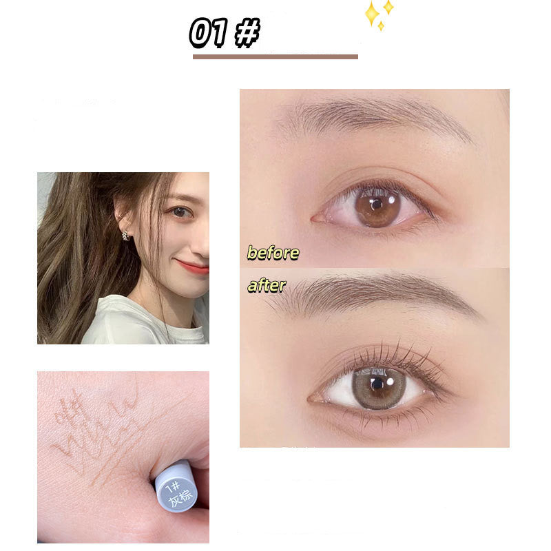 Waterproof Non-Smudging Eyebrow Pencil - Durable, Fine Tip for Precise Makeup