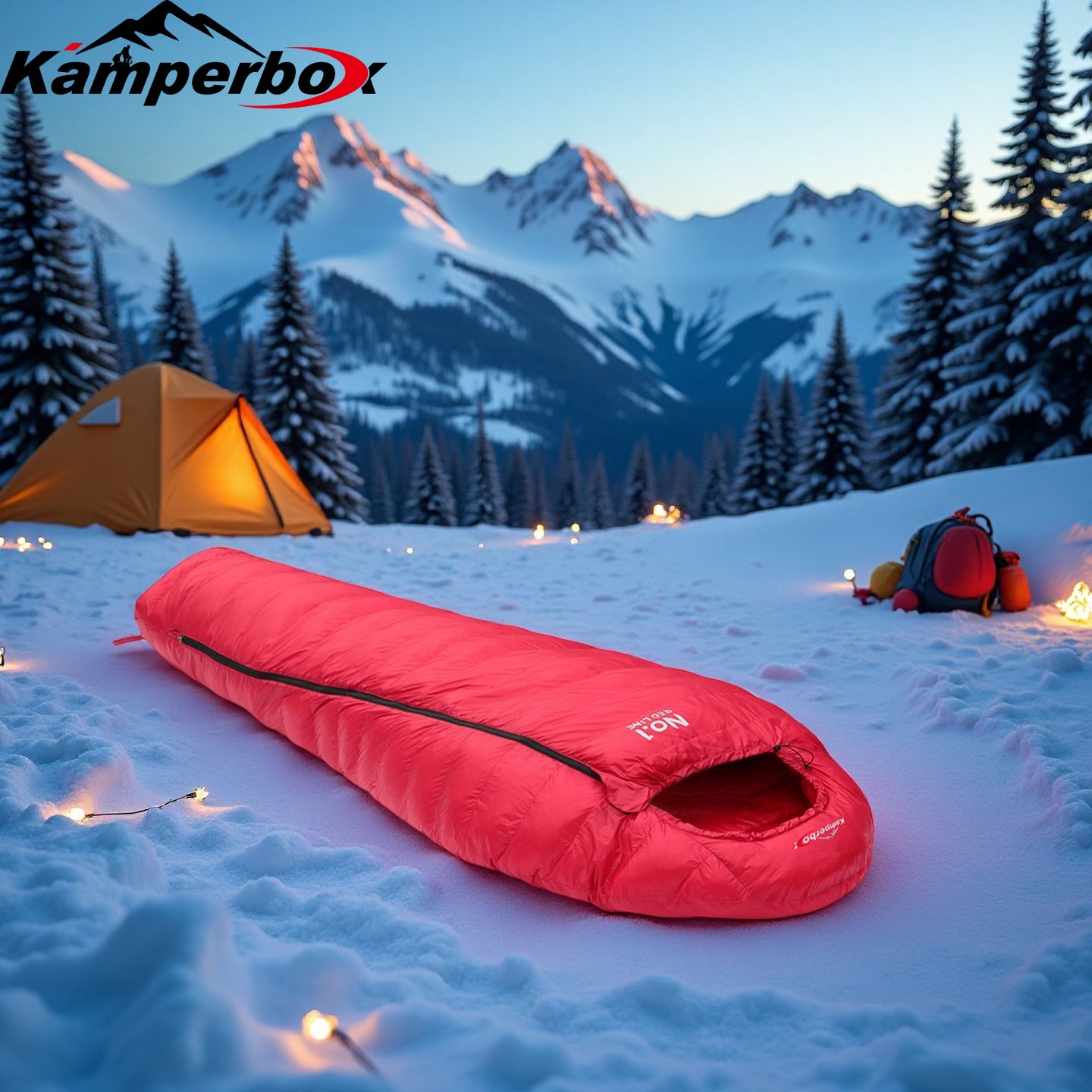 Ultralight Camping Sleeping Bag CW1100 - 195x80cm, 1800g
