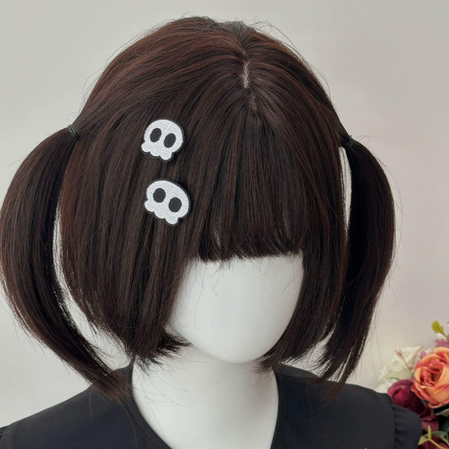 Skull Hairpin Clip - Dark Cute Hair Accessory