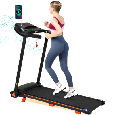 Folding Treadmill for Home - 2.5HP, Bluetooth Speaker, 300lbs Capacity