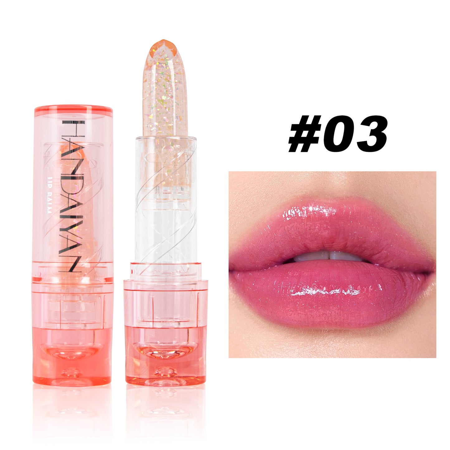 Color Changing Lipstick Lip Balm - Moisturizing & Long-Lasting Nourishing Lip Gloss